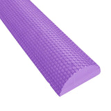 Maxbell Lightweight Yoga Column Roller Foam Roller Massage Semicircle for Home Gym Violet