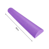Maxbell Lightweight Yoga Column Roller Foam Roller Massage Semicircle for Home Gym Violet