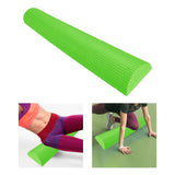 Maxbell Lightweight Yoga Column Roller Foam Roller Massage Semicircle for Home Gym Green
