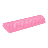 Maxbell Lightweight Yoga Column Roller Foam Roller Massage Semicircle for Home Gym Pink