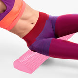 Maxbell Lightweight Yoga Column Roller Foam Roller Massage Semicircle for Home Gym Pink
