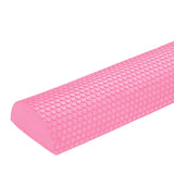 Maxbell Lightweight Yoga Column Roller Foam Roller Massage Semicircle for Home Gym Pink
