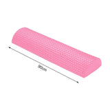 Maxbell Lightweight Yoga Column Roller Foam Roller Massage Semicircle for Home Gym Pink