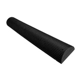 Maxbell Lightweight Yoga Column Roller Foam Roller Massage Semicircle for Home Gym Black
