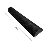 Maxbell Lightweight Yoga Column Roller Foam Roller Massage Semicircle for Home Gym Black