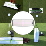 Maxbell Golf Putting Mirror Expansion Alignment Training Aid for Home Beginner Expansion Plate