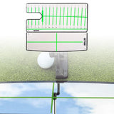 Maxbell Golf Putting Mirror Expansion Alignment Training Aid for Home Beginner Mirror and Plate