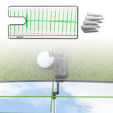 Maxbell Golf Putting Mirror Expansion Alignment Training Aid for Home Beginner Mirror and Nail