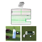 Maxbell Golf Putting Mirror Expansion Alignment Training Aid for Home Beginner Plate Mirror Nail