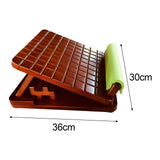 Maxbell Professional Solid Wood Slant Board Adjustable Calf Stretcher Anti Slip 10 Levels Check
