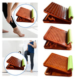 Maxbell Professional Solid Wood Slant Board Adjustable Calf Stretcher Anti Slip 10 Levels Check