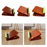 Maxbell Professional Solid Wood Slant Board Adjustable Calf Stretcher Anti Slip 10 Levels Check