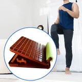 Maxbell Professional Solid Wood Slant Board Adjustable Calf Stretcher Anti Slip 10 Levels Check