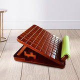 Maxbell Professional Solid Wood Slant Board Adjustable Calf Stretcher Anti Slip 10 Levels Check