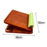 Maxbell Professional Solid Wood Slant Board Adjustable Calf Stretcher Anti Slip 3 Levels Dot