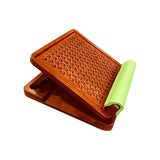 Maxbell Professional Solid Wood Slant Board Adjustable Calf Stretcher Anti Slip 3 Levels Dot