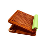 Maxbell Professional Solid Wood Slant Board Adjustable Calf Stretcher Anti Slip 3 Levels Dot
