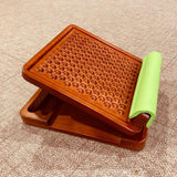 Maxbell Professional Solid Wood Slant Board Adjustable Calf Stretcher Anti Slip 3 Levels Dot