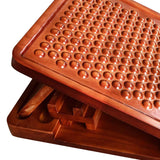 Maxbell Professional Solid Wood Slant Board Adjustable Calf Stretcher Anti Slip 10 Levels Dot