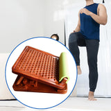 Maxbell Professional Solid Wood Slant Board Adjustable Calf Stretcher Anti Slip 10 Levels Dot