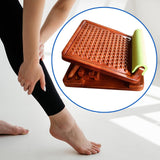Maxbell Professional Solid Wood Slant Board Adjustable Calf Stretcher Anti Slip 10 Levels Dot