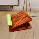 Maxbell Professional Solid Wood Slant Board Adjustable Calf Stretcher Anti Slip 10 Levels Dot
