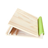 Maxbell Professional Solid Wood Slant Board Balancing Fitness Pedal Adjustable Flat