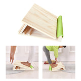 Maxbell Professional Solid Wood Slant Board Balancing Fitness Pedal Adjustable Flat