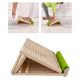 Maxbell Professional Solid Wood Slant Board Balancing Fitness Pedal Adjustable Nonslip