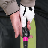 Maxbell Golf Swing Trainer Training Aid Anti Slip Man Woman Golf Swing Training Grip Rose Red