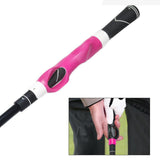 Maxbell Golf Swing Trainer Training Aid Anti Slip Man Woman Golf Swing Training Grip Rose Red