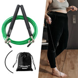Maxbell Skipping Rope Jumping Rope Speed Jump Rope for Workout Home Exercise Fitness Green