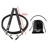 Maxbell Skipping Rope Jumping Rope Speed Jump Rope for Workout Home Exercise Fitness Black