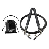 Maxbell Skipping Rope Jumping Rope Speed Jump Rope for Workout Home Exercise Fitness Black