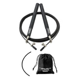 Maxbell Skipping Rope Jumping Rope Speed Jump Rope for Workout Home Exercise Fitness Black