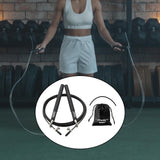 Maxbell Skipping Rope Jumping Rope Speed Jump Rope for Workout Home Exercise Fitness Black