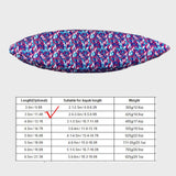 Maxbell Universal Kayak Cover Portable Dust Resistant for Indoor Yard Fishing Boat 2.6m to 300cm Blue