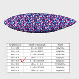 Maxbell Universal Kayak Cover Portable Dust Resistant for Indoor Yard Fishing Boat Blue 4.1m to 4.5m