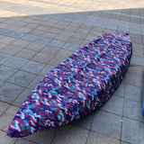 Maxbell Universal Kayak Cover Portable Dust Resistant for Indoor Yard Fishing Boat Blue 5.1m to 5.5m