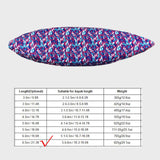 Maxbell Universal Kayak Cover Portable Dust Resistant for Indoor Yard Fishing Boat Blue 5.6m to 6m