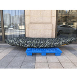 Maxbell Universal Kayak Cover Portable Dust Resistant for Indoor Yard Fishing Boat 2.6m to 300cm Green
