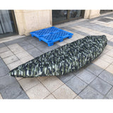 Maxbell Universal Kayak Cover Portable Dust Resistant for Indoor Yard Fishing Boat 2.6m to 300cm Green