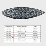 Maxbell Universal Kayak Cover Portable Dust Resistant for Indoor Yard Fishing Boat Green 4.6m to 5m