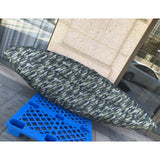 Maxbell Universal Kayak Cover Portable Dust Resistant for Indoor Yard Fishing Boat Green 4.6m to 5m