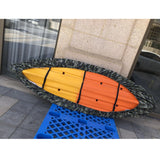 Maxbell Universal Kayak Cover Portable Dust Resistant for Indoor Yard Fishing Boat Green 4.6m to 5m