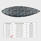 Maxbell Universal Kayak Cover Portable Dust Resistant for Indoor Yard Fishing Boat Green 5.6m to 6m