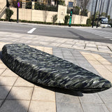 Maxbell Universal Kayak Cover Portable Dust Resistant for Indoor Yard Fishing Boat Green 5.6m to 6m