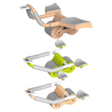 Maxbell Ab Roller Wheel Ab Machine Smart Timing Exercise Wheels Ab Wheel Roller Orange Upgrade