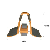 Maxbell Ab Roller Wheel Ab Machine Smart Timing Exercise Wheels Ab Wheel Roller Orange