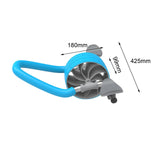 Maxbell Ab Roller Wheel Core Strength Training Equipment Exercise Abdominal Wheel Blue
